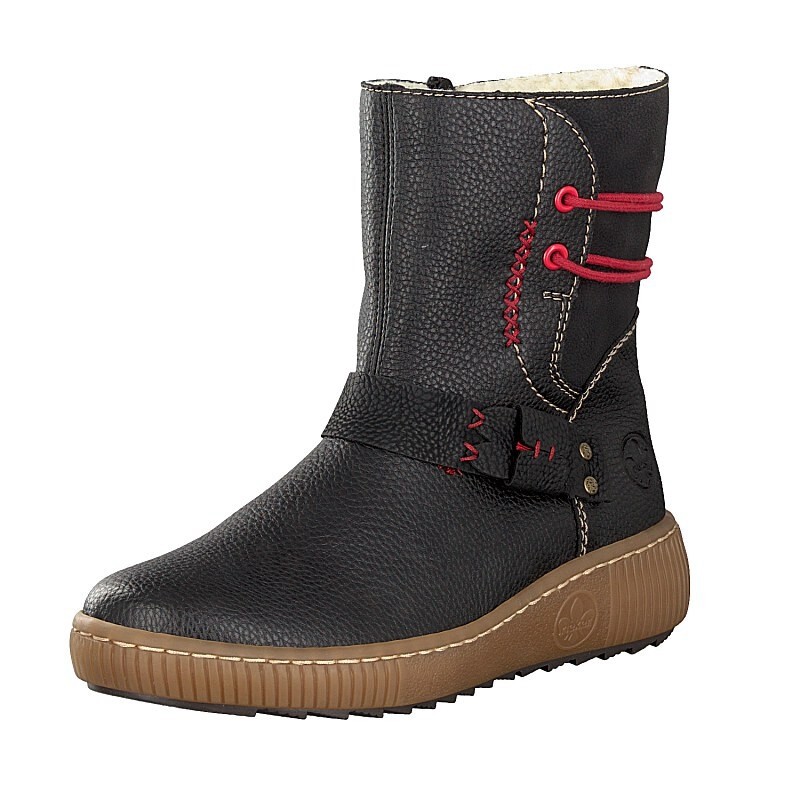 Botas Rieker Z6660-00 Para Mulher - Pretas